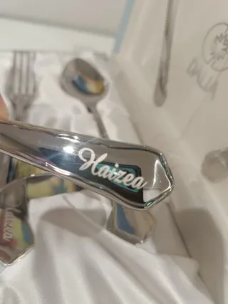 Cubertería Dalia Set Metálico Plateado