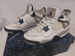 Nike Air Jordan 4 Retro Azul Blanco