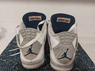 Nike Air Jordan 4 Retro Azul Blanco