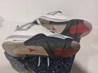 Nike Air Jordan 4 Retro Azul Blanco