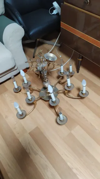 Lámpara de techo antigua
