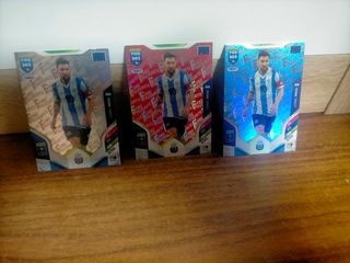 Cromos Panini FIFA 365 Lionel Messi también cambio