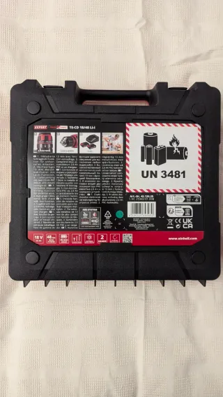 Taladro Einhell TE-CD 18/48 Li-i + 2 Baterías