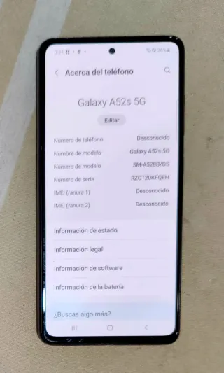 Samsung Galaxy A52s 5G Nero