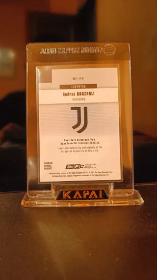 Topps Andrea Barzagli Juventus Autograph Card 1/10