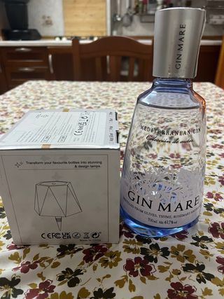 Lampada LED Bottiglia Gin Mare