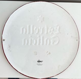 Cartel Chapa Esmaltada Estrella Galicia