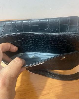 Bolso bandolera Kbas polipiel efecto cocodrilo