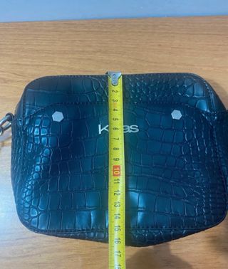 Bolso bandolera Kbas polipiel efecto cocodrilo