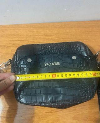 Bolso bandolera Kbas polipiel efecto cocodrilo