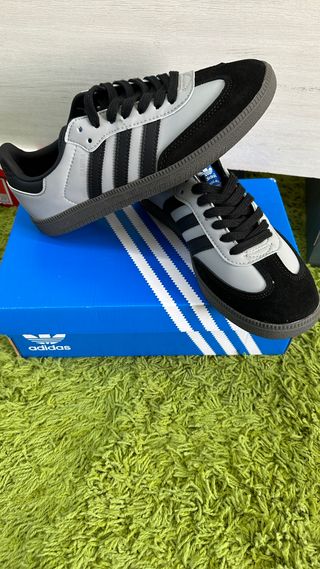 Adidas Samba Grises y Negras