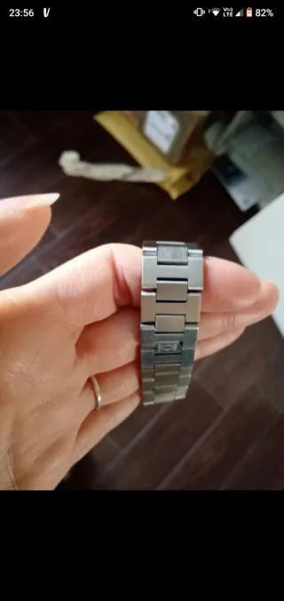 Orologio automatico in Acciaio dal quadrante rosa