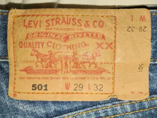 Pantalones Vaqueros Levi's 501 Hombre Talla M