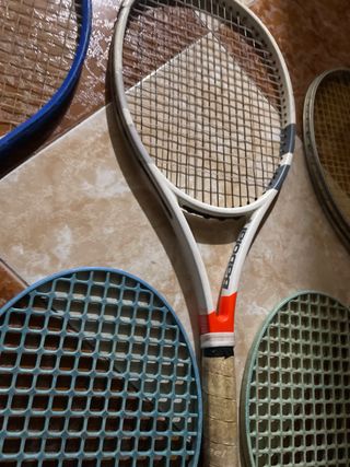 Lote de 7 raquetas de tenis y pádel
