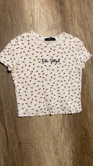 Top Bershka flores M