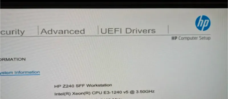HP Z240 Workstation Xeon afbeelding 3