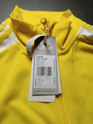 Giacca Adidas Gialla Taglia M Nuova