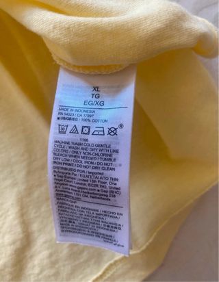 Camiseta Gap floral amarilla