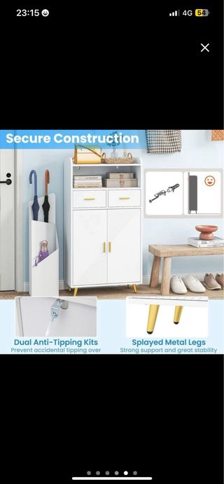 NUEVO Aparador Buffet Cocina Blanco