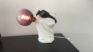 Lámpara Invisible man urban style space age