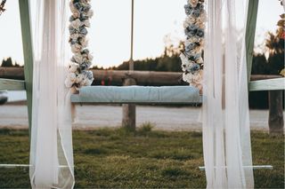 Columpio de madera artesano