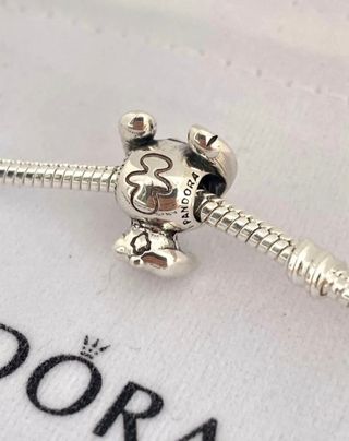 Charm Pandora Disney Stitch Plata