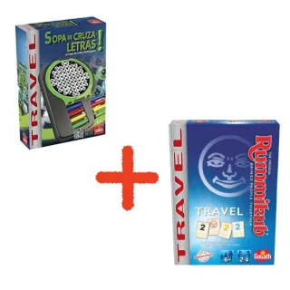Pack 2 Juegos Goliath Viaje Sopa Cruza Letras