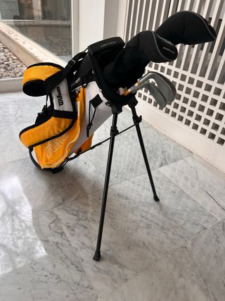 Bolsa y palos de golf para niño Wilson