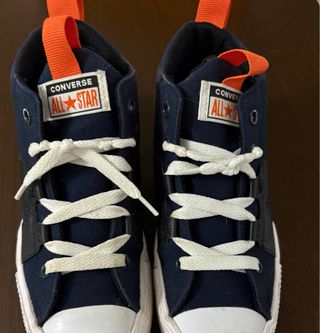 Converse All Star Niño Azul Naranja