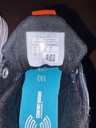 Converse All Star Niño Azul Naranja