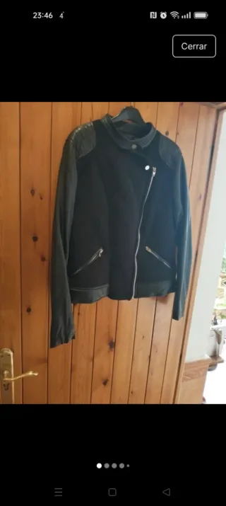 Chaqueta negra Lefties Talla L