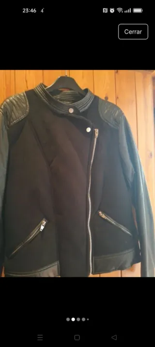 Chaqueta negra Lefties Talla L