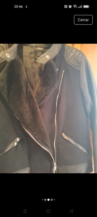 Chaqueta negra Lefties Talla L