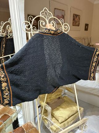 Cárdigan BDBA Negro y Dorado Talla Única