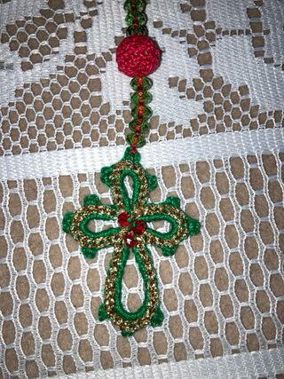 Denario/Rosario Guadalupe Pulsera