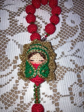 Denario/Rosario Guadalupe Pulsera