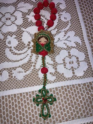 Denario/Rosario Guadalupe Pulsera