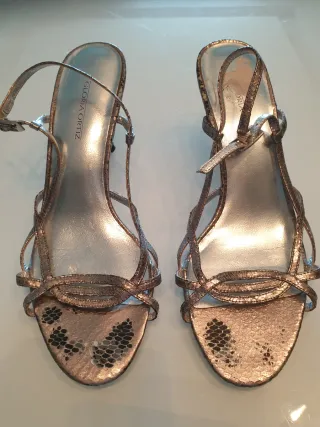 Sandalias Gloria Ortiz Plata