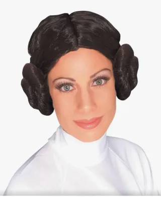 2 Pelucas Princesa Leia