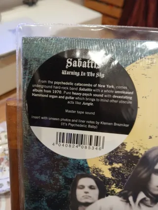 Vinilo Sabattis - Warning In The Sky