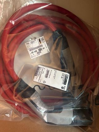 Cavo ricarica auto elettriche rosso