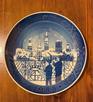 Piatto Royal Copenaghen Natale 1988