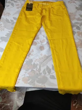 Pantalón Miss R Jeans Amarillo