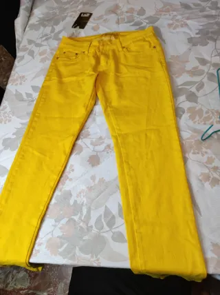 Pantalón Miss R Jeans Amarillo