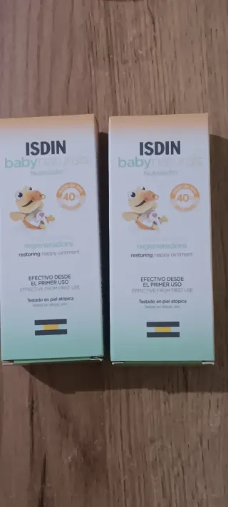 Pack 2 Cremas ISDIN Baby Naturals Pañal