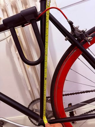 Bicicleta Fixie Piñón Fijo Negra Roja