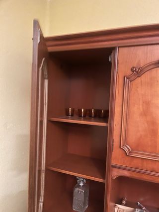 Mueble salón madera antiguo