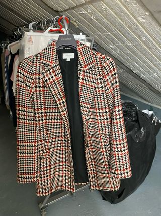 Abrigo cuadros Springfield Talla S