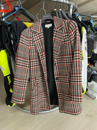 Abrigo cuadros Springfield Talla S