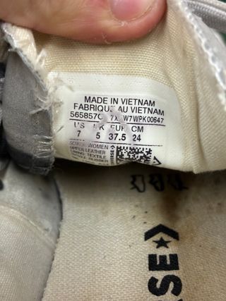 Converse Platform Grigie Tg 37